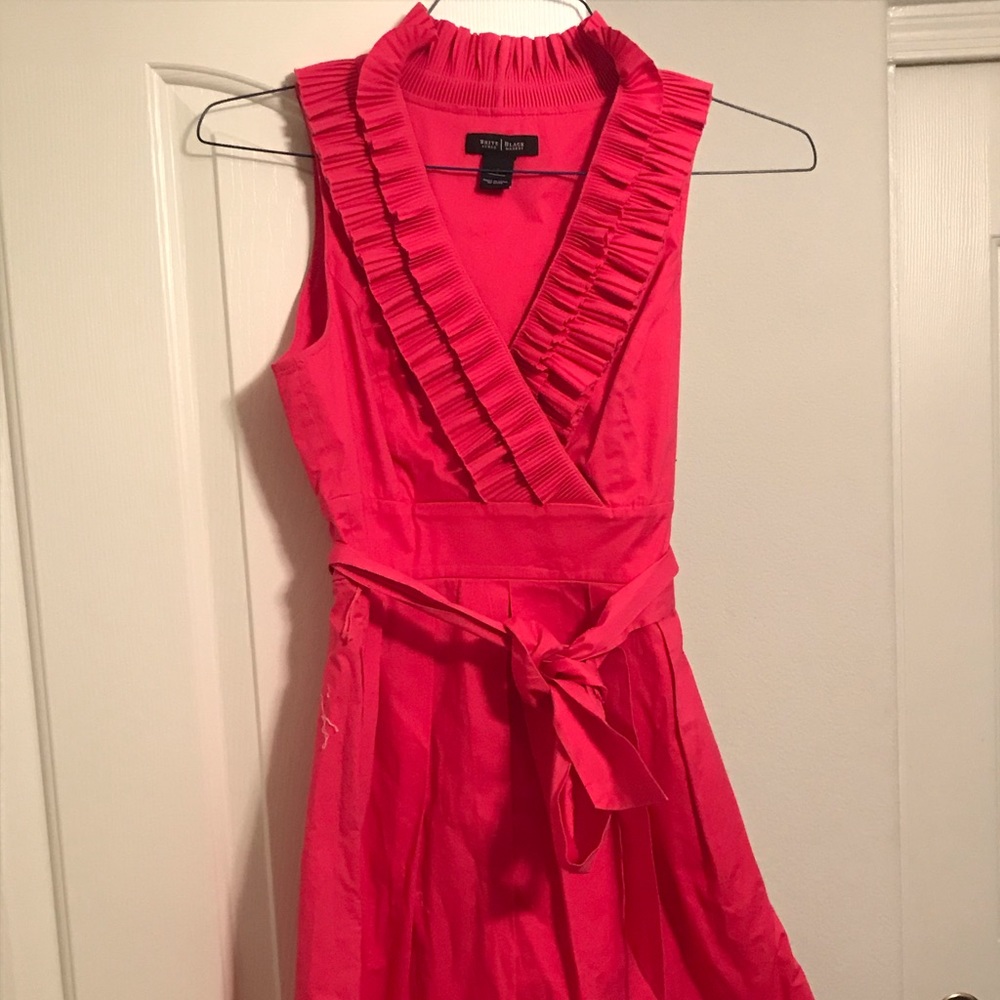 White House Black Market Pink A Line Dress